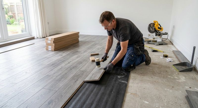 Laminate Floor Installation in Mims, FL