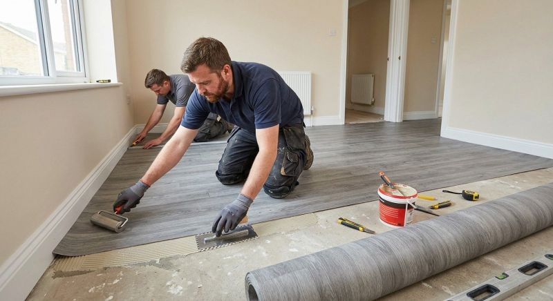 Sheet Linoleum Installation in Cocoa Beach, FL