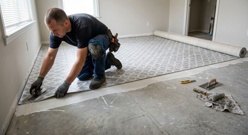 Sheet Linoleum Installation in Mims, FL